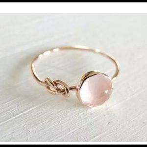 18k rose gold filled ring